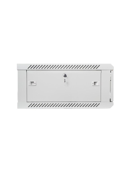 Szafa Rack Lanberg  Wf01-6604-10S (4U  280Mm / 600Mm / 600 Mm  Wisząca  Szklane  19''  Kolor Szary)