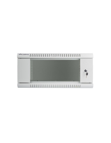 Szafa Rack Lanberg  Wf01-6604-10S (4U  280Mm / 600Mm / 600 Mm  Wisząca  Szklane  19''  Kolor Szary)