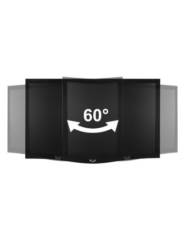 Arctic W1A Uchwyt / Stojak Do Monitorów 109,2 Cm (43") Ściana Czarny