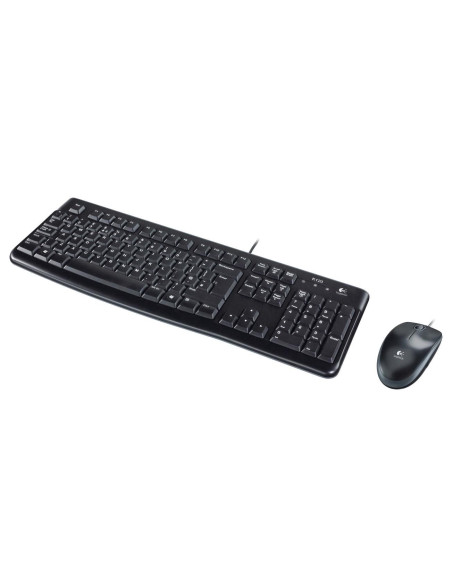 Zestaw Klawiatura + Mysz Membranowa Logitech Mk120 920-002563 (Usb 2.0  (Us)  Kolor Czarny  Optyczna)