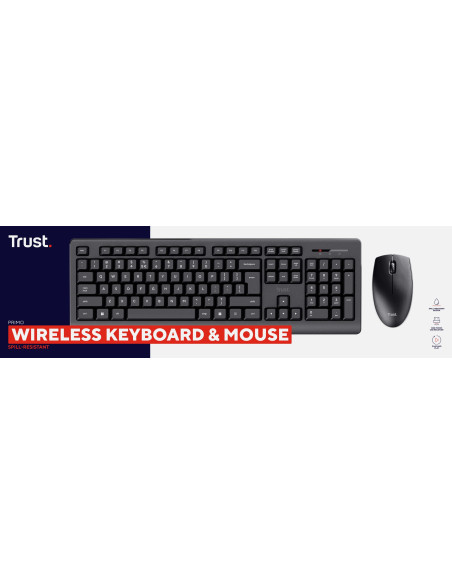 Zestaw Klawiatura + Mysz Trust Primo Wireless