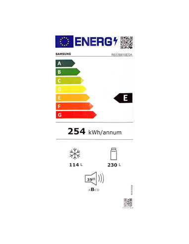 Chłodziarko-Zamrażarka Samsung Rb33B610Esa