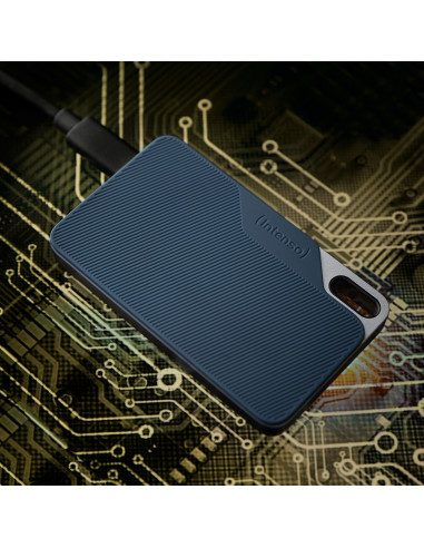 Dysk Zewnętrzny Ssd Intenso Tx100 250Gb Niebieski