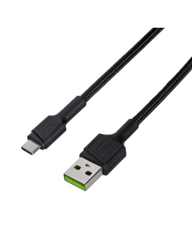 Green Cell Kabel Kabgc25 Gc Powerstream Usb-A - Usb-C 30Cm, Szybkie Ładowanie Ultra Charge, Qc 3.0