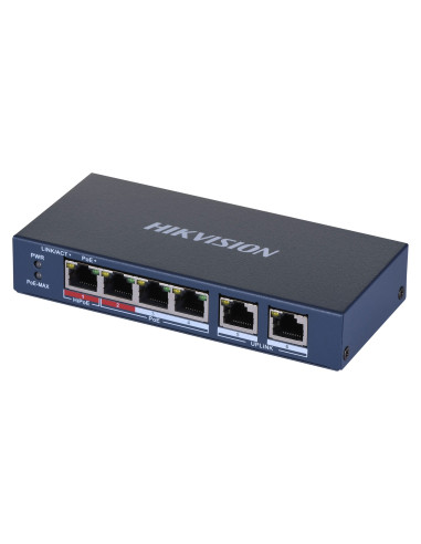 Switch Poe Hikvision Ds-3E0106Hp-E 6-Portowy