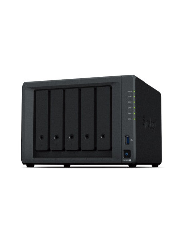 Nas Synology Ds1522+  Tower  5X (3.5" Sata Hdd)  Amd Ryzen R1600  8 Gb Ddr4 Ecc Sodimm (Max. 32Gb), 4 X 1Gbe Rj-45