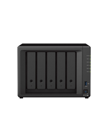 Nas Synology Ds1522+  Tower  5X (3.5" Sata Hdd)  Amd Ryzen R1600  8 Gb Ddr4 Ecc Sodimm (Max. 32Gb), 4 X 1Gbe Rj-45