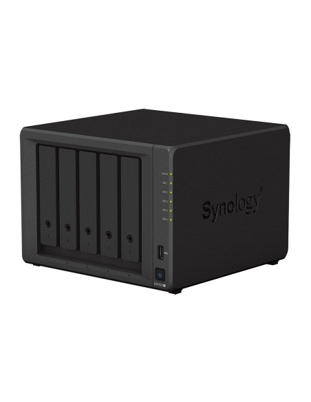 Nas Synology Ds1522+  Tower  5X (3.5" Sata Hdd)  Amd Ryzen R1600  8 Gb Ddr4 Ecc Sodimm (Max. 32Gb), 4 X 1Gbe Rj-45