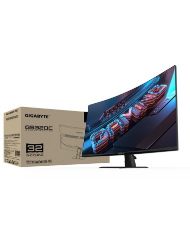 Monitor Gigabyte Led 31,5" Gs32Qc 165Hz opakowanie
