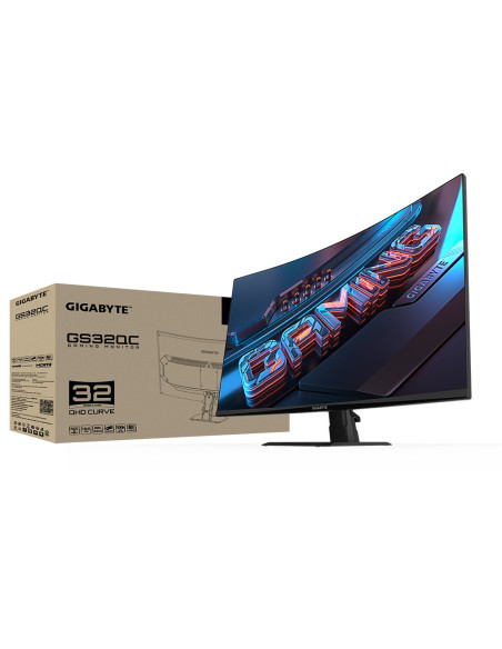 Monitor Gigabyte Led 31,5" Gs32Qc 165Hz opakowanie