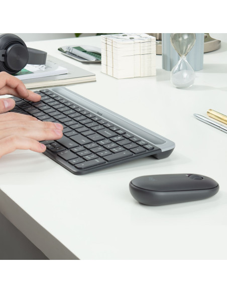 Wireless Keyboard And Mouse Combo Mk470 Graphite