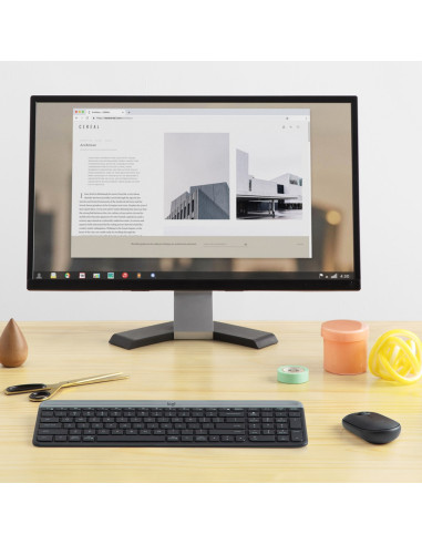 Wireless Keyboard And Mouse Combo Mk470 Graphite