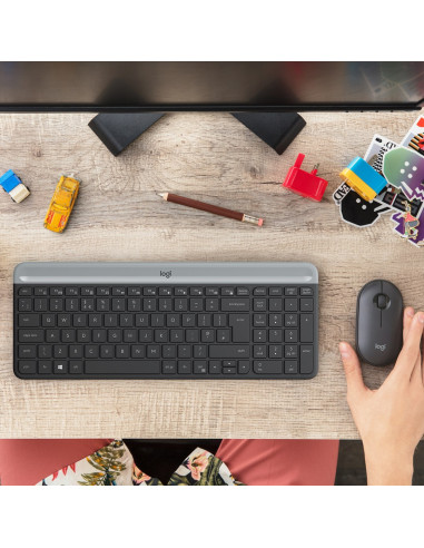 Wireless Keyboard And Mouse Combo Mk470 Graphite