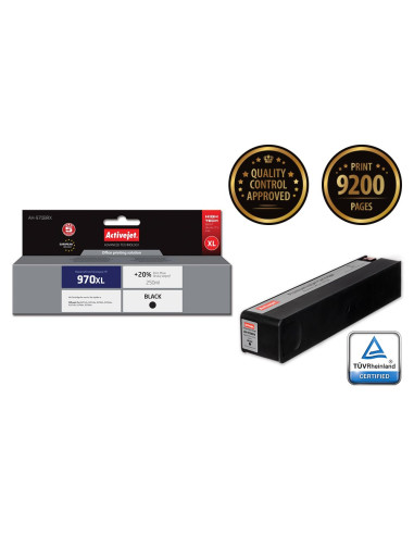 Activejet Ah-970Brx Tusz (Zamiennik Hp 970Xl Cn625Ae  Premium  250 Ml  Czarny)