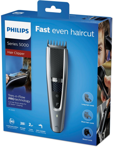 Maszynka Do Strzyżenia Philips Hc5630/15 (Kolor Szary)
