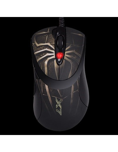 Mysz Komputerowa A4 Tech Evo Xgame Laser Oscar X747 Brown Fire A4Tmys29980 (Laserowa  3600 Dpi  Kolor Brązowy)