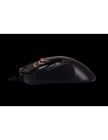 Mysz Komputerowa A4 Tech Evo Xgame Laser Oscar X747 Brown Fire A4Tmys29980 (Laserowa  3600 Dpi  Kolor Brązowy)