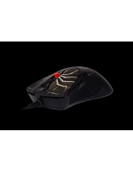 Mysz Komputerowa A4 Tech Evo Xgame Laser Oscar X747 Brown Fire A4Tmys29980 (Laserowa  3600 Dpi  Kolor Brązowy)