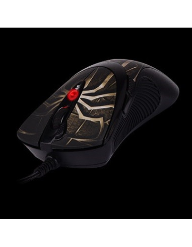 Mysz Komputerowa A4 Tech Evo Xgame Laser Oscar X747 Brown Fire A4Tmys29980 (Laserowa  3600 Dpi  Kolor Brązowy)