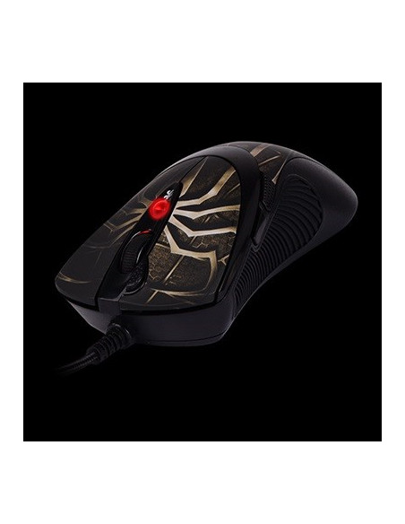 Mysz Komputerowa A4 Tech Evo Xgame Laser Oscar X747 Brown Fire A4Tmys29980 (Laserowa  3600 Dpi  Kolor Brązowy)