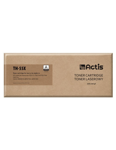 Actis Th-55X Toner (Zamiennik Hp 55X Ce255X, Canon Crg-724H  Standard  12500 Stron  Czarny)