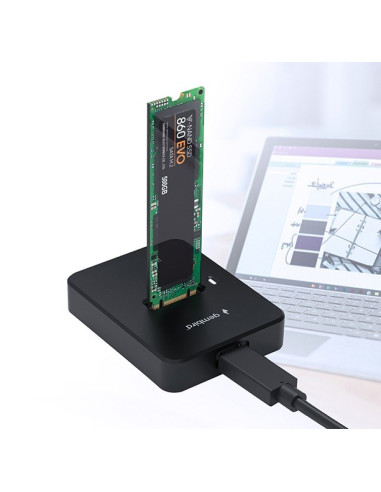 Gembird Stacja Dokująca Do Dysków M.2 Sata I Nvme Ssd Czarna