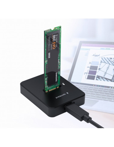 Gembird Stacja Dokująca Do Dysków M.2 Sata I Nvme Ssd Czarna
