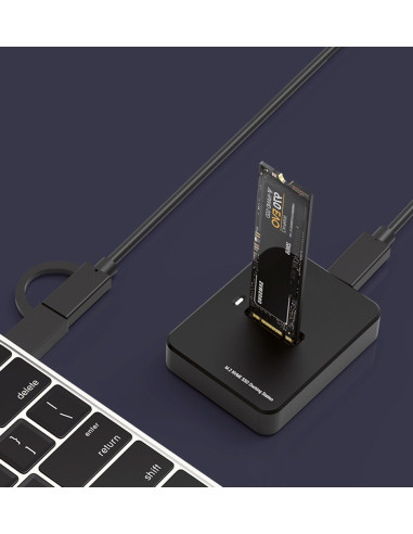 Gembird Stacja Dokująca Do Dysków M.2 Sata I Nvme Ssd Czarna