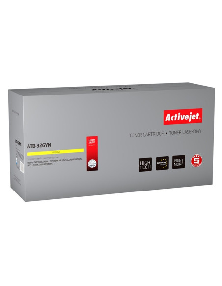 Activejet Atb-326Yn Toner (Zamiennik Brother Tn-326Y  Supreme  3500 Stron  Żółty)