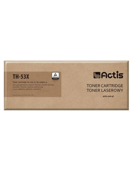 Actis Th-53X Toner (Zamiennik Hp 53X Q7553X, Canon Crg-715H  Standard  7000 Stron  Czarny)