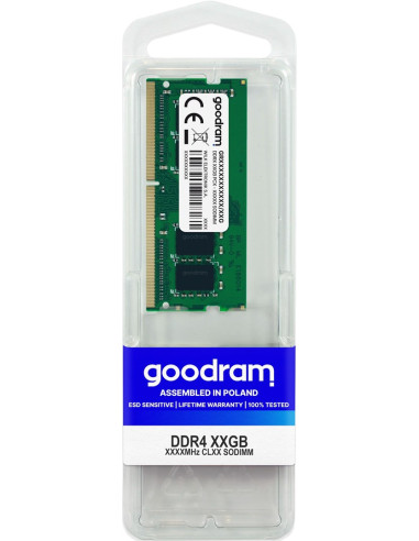 Pamięć Ram Goodram Gr2400S464L17S/4G (Ddr4 So-Dimm  1 X 4 Gb  2400 Mhz  Cl17)