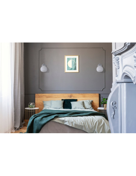 Kinkiet Klasyczny Pojedyńczy Activejet Irma Nikiel E27 Do Salonu