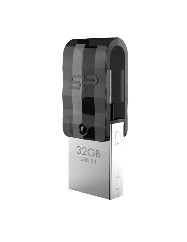 Pendrive Silicon Power Mobile C31 32Gb Usb 3.2 Typ-A, Typ-C Czarny