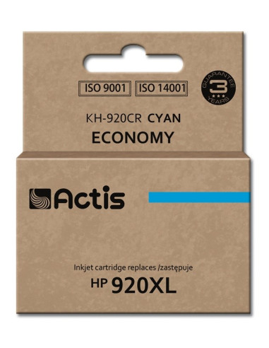 Actis Kh-920Cr Tusz (Zamiennik Hp 920 Xl Cd972Ae  Standard  12 Ml  Niebieski)