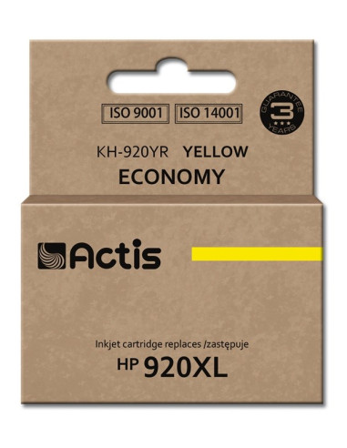 Actis Kh-920Yr Tusz (Zamiennik Hp 920Xl Cd974Ae  Standard  12 Ml  Żółty)
