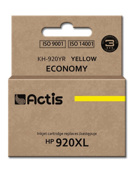 Actis Kh-920Yr Tusz (Zamiennik Hp 920Xl Cd974Ae  Standard  12 Ml  Żółty)