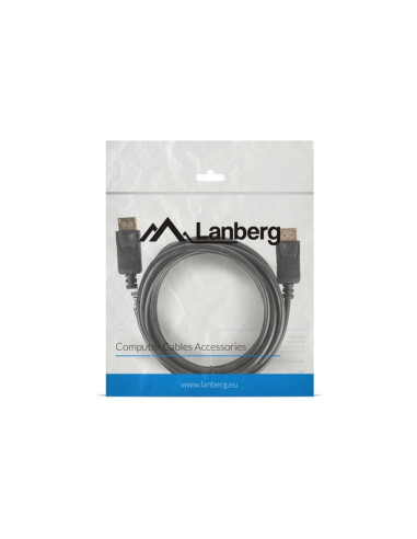 Kabel Lanberg Ca-Dpdp-10Cc-0030-Bk (Displayport M - Displayport M  3M  Kolor Czarny)