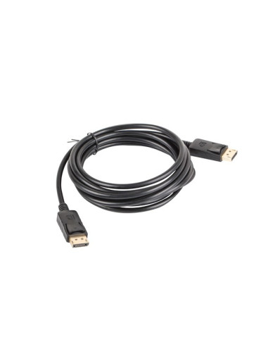 Kabel Lanberg Ca-Dpdp-10Cc-0030-Bk (Displayport M - Displayport M  3M  Kolor Czarny)