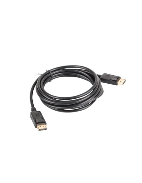 Kabel Lanberg Ca-Dpdp-10Cc-0030-Bk (Displayport M - Displayport M  3M  Kolor Czarny)