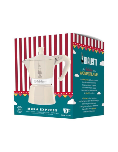 Bialetti Kawiarka Winter Wonderland 3Tz Kremowa