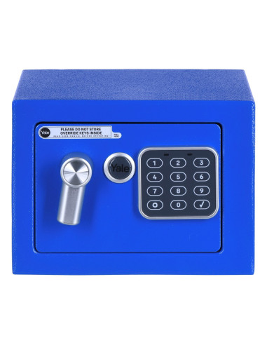 Yale Mini Electronic Safe Blue Sejf Podstawowy Ysv Mini Niebieski
