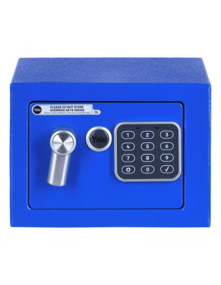 Yale Mini Electronic Safe Blue Sejf Podstawowy Ysv Mini Niebieski