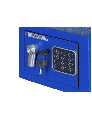 Yale Mini Electronic Safe Blue Sejf Podstawowy Ysv Mini Niebieski