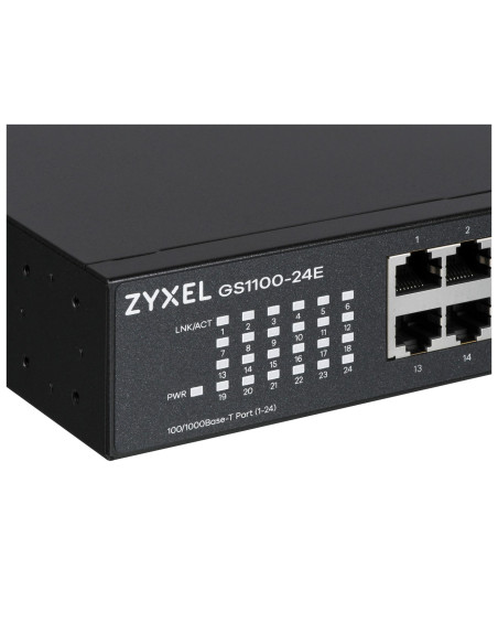 Switch Zyxel Gs1100-24E 24P Unmanaged Gigabit