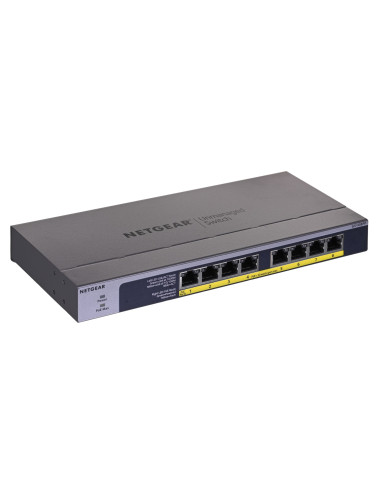 Switch Netgear Gs108Pp-100Eus 8P Poe 123W (Poe+: 8P) Unmanaged Gigabit