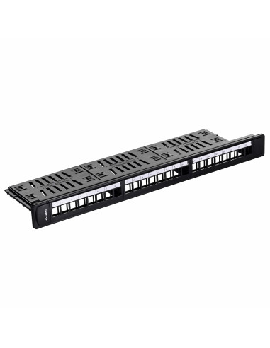 Patch Panel Lanberg Ppks-1124-B (1U  19")