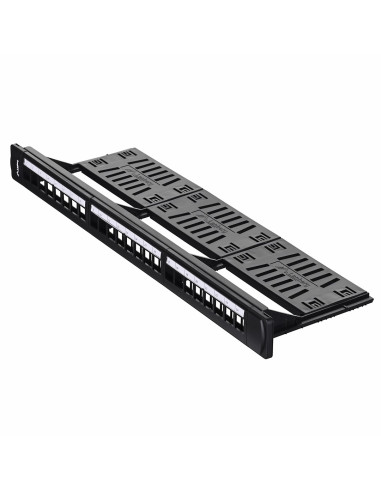 Patch Panel Lanberg Ppks-1124-B (1U  19")