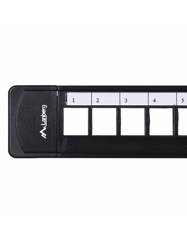 Patch Panel Lanberg Ppks-1124-B (1U  19")