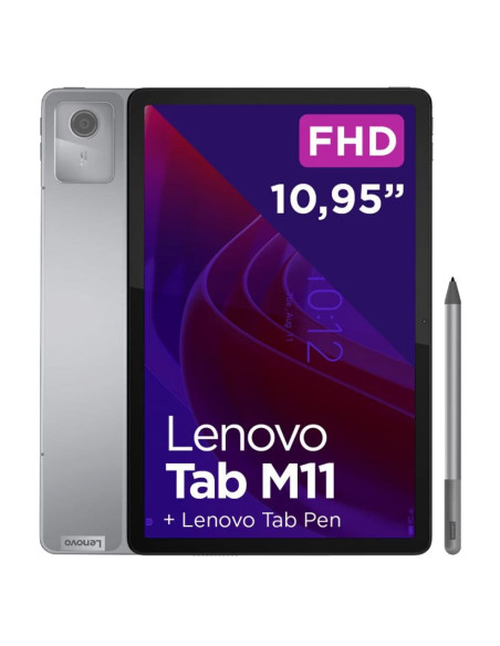 Lenovo Tab M11 Helio G88 11" Wuxga Ips 400Nits 90Hz 4/128Gb Arm Mali-G52 Lte Android Luna Grey