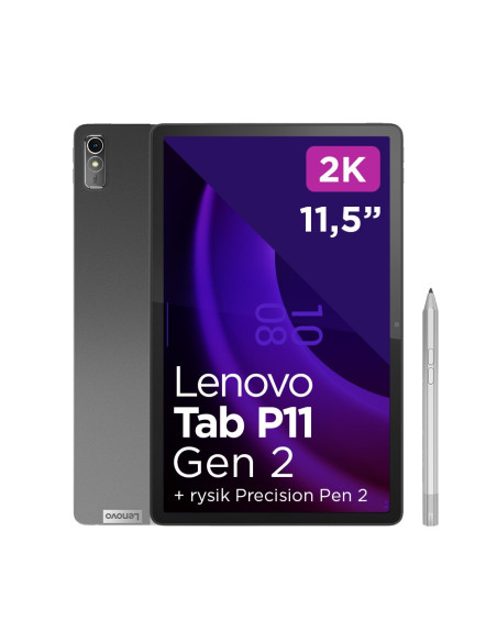 Lenovo Tab P11 Mediatek Helio G99 11.5" 2K Ips 400Nits 120Hz Precision Pen 2 6/128Gb Arm Mali-G57 Android Storm Grey